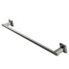 Premium Modern Single Towel Bar Rack w/Square Base (24 Inches)- Brushed Finish, Made from Stainless Steel, Water and Rust Proof, Wall Mounted, Easy to Install view 4