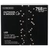 Warm White Cluster 768 Strand Sting Lights view 1