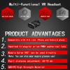 HD Virtual Reality Headset w/Controller/Gamepad,VR Headsets for iPhone/Android,3D VR Glasses for TV, Movies & Video Games-VR Goggles Compatible with iOS, Android Phones view 3