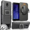Nakedcellphone Rugged Combo for Samsung Galaxy J7 2018 Case - Black view 1