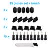 Multi Port Dust Plug Kit 25 Pieces for USB C, Lightning, Micro USB, 3.5mm view 2