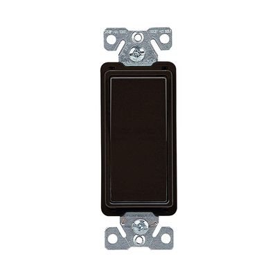Eaton 7504BK 15 Amp 4-Way Rocker Decorator Switch, Black