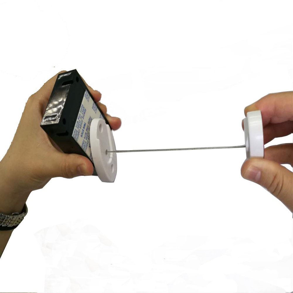 FixtureDisplays Security Pull Box Cable Box Tether Security Cable for Cellphone Cameras 12179-SNL Listing