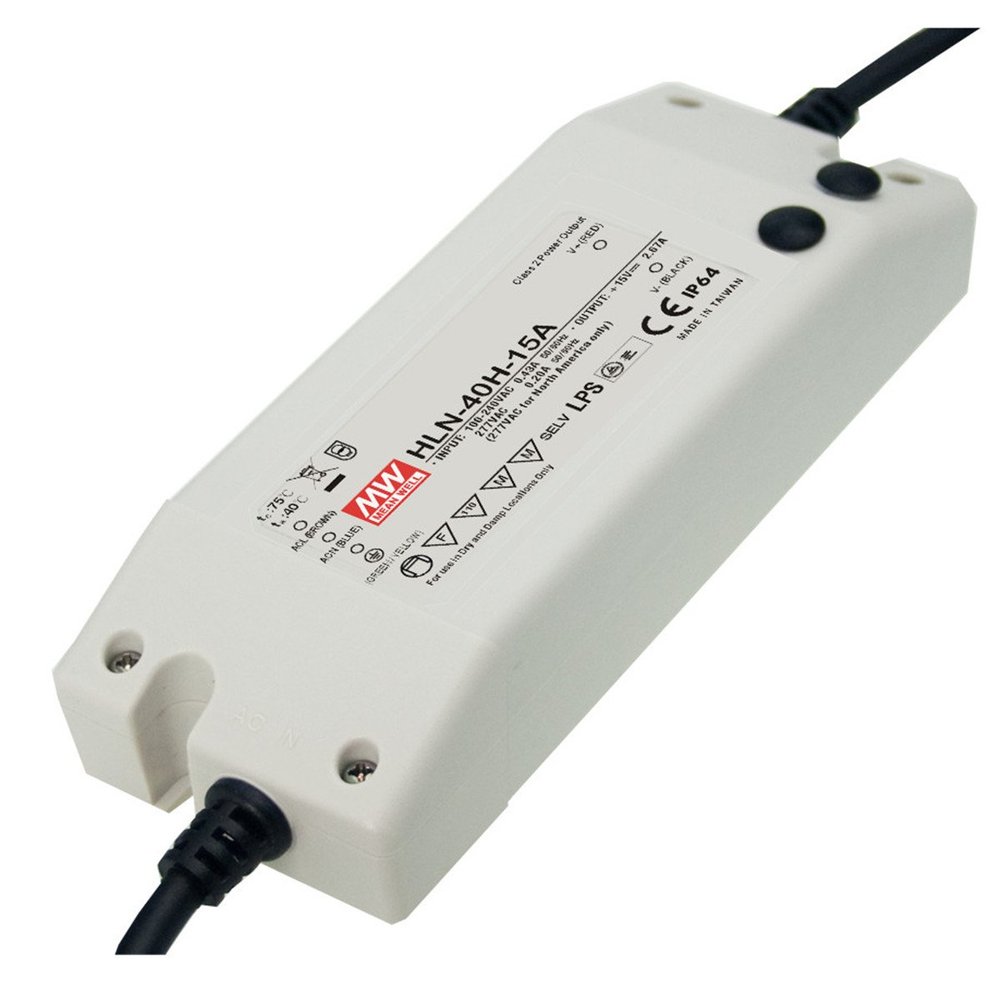 LED Drivers Power Supplies 40W 15V 2.67A IP64 Internal Adj