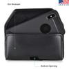 Turtleback Holster Designed for iPhone 11 Pro Max (2019) and iPhone Xs MAX (2018) Belt Case Black Leather Pouch with Executive Belt Clip, Horizontal view 4