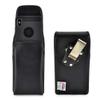 Turtleback Belt Case Designed for iPhone 11 Pro Max (2019) and iPhone Xs MAX (2018) Vertical Holster Black Leather Pouch with Heavy Duty Rotating Belt Clip, view 1