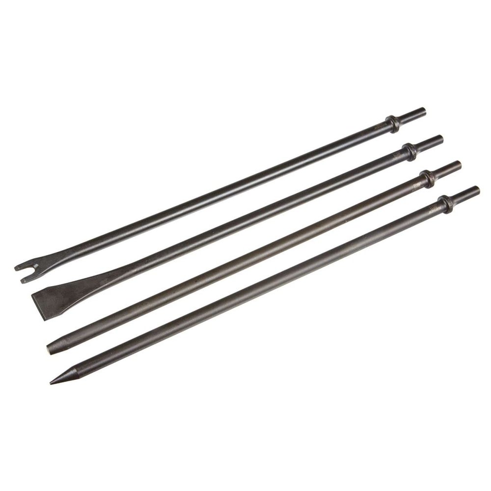 Mayhew Tools 37329 Pneumatic Tool Set, 4-Piece Long #2, Black Oxide Finish