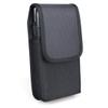 aubaddy Nylon Dual Phone Holster for iPhone (17 16 15) Pro Max/Plus/iPhone (16 15 14) Pro/Galaxy (S25 S24 S23) Plus, Black view 1
