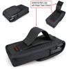 aubaddy Nylon Dual Phone Holster for iPhone (17 16 15) Pro Max/Plus/iPhone (16 15 14) Pro/Galaxy (S25 S24 S23) Plus, Black view 4