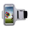Armband Sports Gym Workout Cover Case Arm Strap Jogging Band Neoprene White for Straight Talk Samsung Galaxy Luna Pro (S327VL) - Straight Talk Samsung Galaxy S3 (SCH-S960L) view 3