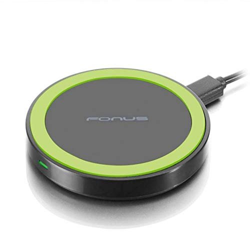 Ultra Compact Wireless Charger 10W Fast Charging Pad Slim Power Adapter Non-Slip for iPhone Xs - iPhone Xs Max - BLU Vivo XI+