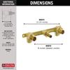 Delta Faucet Wall-Mount Rough-In Valve for Delta 2-Handle Wall-Mount Bathroom Faucets R3500-WL view 4