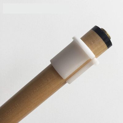 Pool Cue White POM Shaft Collet Sleeve - Cue Building Tool Lathe Accessory
