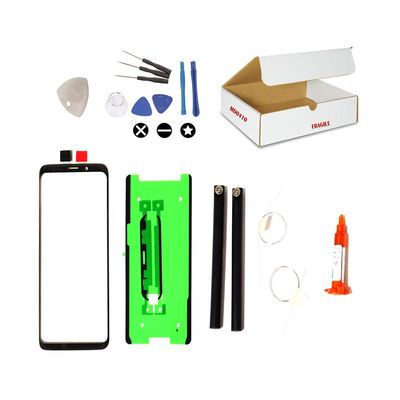 MD0410 Screen Repair Kit Compatible with Samsung Galaxy S9 Plus S9+ G965 Front Outer Glass Lens Replacement