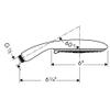 hansgrohe 4529000 Raindance Select S120 Low Flow 2.0 GPM Hand Shower, Chrome, 0.5 view 3