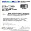 Shin-Etsu MicroSi X23-7783D, Direct from Manufacturer, Genuine High Performance Silicone Thermal Grease, Five 0.5 gm Syringes (5x0.5 gm), with Lot #, Exp. Date view 2