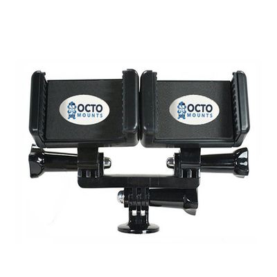 Octo Mount Dual Tripod Mount Adapter for Smartphones and Action Cameras