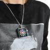 Stainless Steel Chain Necklace Smartwatch Band 42mm Series 3 2 1 / 44mm Series 4 New Polished Silver Metal Box Chain Strap Rope Neckband Replacement Accessories Wearable Technology Women Men view 4