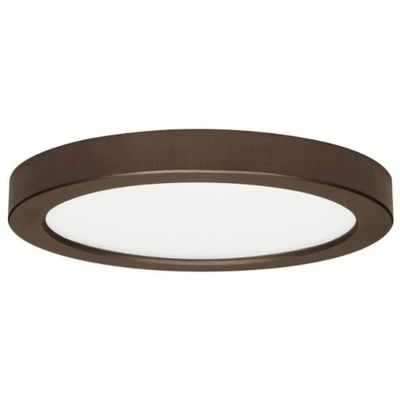 Satco S29338 Transitional LED Flush Mount in Bronze/Dark Finish, 9.00 inches, 9 Inches