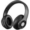 iJoy Bluetooth Headphones Over Ear, Wireless and Wired Foldable Headset Built-in Microphone - (Stealth) Adults Kids Men Women - Audifonos Auriculares Inalambricos view 1