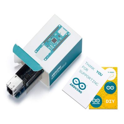 Arduino MKR ETH Shield [ASX00006] - Ethernet Connectivity Shield for Arduino MKR Boards | Ideal for IoT, Networking, and Remote Control Applications