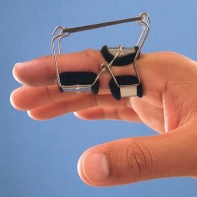 Adjustibility Bender Reverse Bunnell Knuckle Aluminum Black Size X-Small Ea