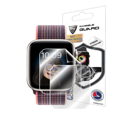 IPG For Watch SE [GPS + Cellular] - Series 6-5 - 4 44 MM Screen Protector (2 Units) Invisible Ultra HD Clear Film Anti Scratch Skin Guard - Smooth/Self-Healing/Bubble -Free for SE - 6 44mm