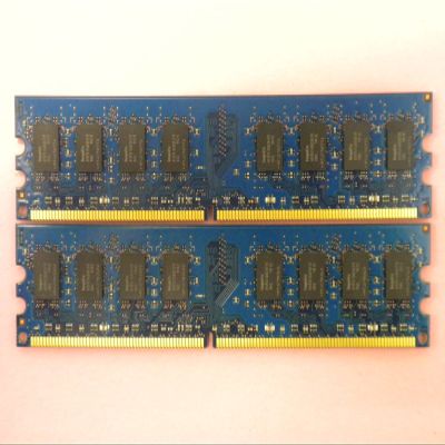4GB 2X2GB RAM PC2-6400U 800MHZ 2RX8 DDR2 NON-ECC Unbuffered For DESKTOP Memory