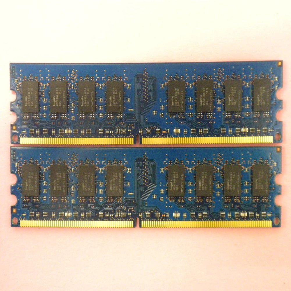 4GB 2X2GB RAM PC2-6400U 800MHZ 2RX8 DDR2 NON-ECC Unbuffered For DESKTOP Memory