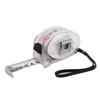 Aexit Clear Plastic Tools & Home Improvement Housing Retractable Metric Ruler Range Measuring Measure Tape Measures Tape 5M view 2