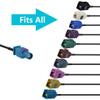 Bingfu Fakra Z Female to Male Vehicle Antenna Extension Cable 5m 16.5 feet for Car Stereo Android Head Unit GPS Navigation FM AM Radio Sirius XM Satellite Radio 4G LTE TEL Telematics Bluetooth Module view 3