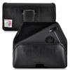 Turtleback Holster Designed for iPhone 11 (2019) and iPhone XR (2018) Belt Case Black Leather Pouch with Executive Belt Clip, Horizontal view 1