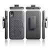 ZASE Belt Clip Case Compatible w/iPhone XR 2018 Holster Shell Tough Super Slim Protective Hard Cover Armor Defender with Glass Screen Protector (A Holster Combo Case) view 1