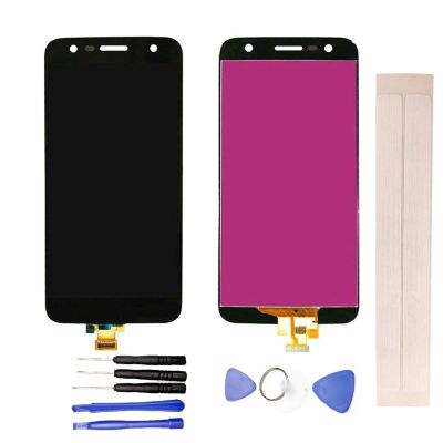 JayTong LCD Display & Replacement Touch Screen Digitizer Assembly with Free Tools for L-G X Power 2 M320 M320N/F M322 X320L Black