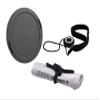 Lens Cap Side Pinch (55mm) + Lens Cap Holder + Nwv Direct Microfiber Cleaning Cloth For Sony Cyber-shot DSC-HX300 view 1