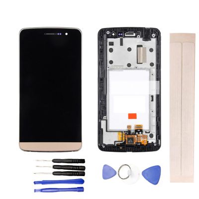 JayTong LCD Display & Replacement Touch Screen Digitizer Assembly with Free Tools for L-G Zone X180 for Ray X190 Gold with Frame