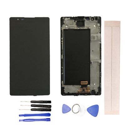 JayTong LCD Display & Replacement Touch Screen Digitizer Assembly with Free Tools for L-G X Max K240 K240H MK6M Black with Frame