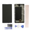 JayTong LCD Display & Replacement Touch Screen Digitizer Assembly with Free Tools for L-G X Max K240 K240H MK6M Black with Frame view 1