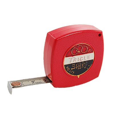Aexit Red Plastic Tools & Home Improvement Housing Self Retracting Steel Tape Tape Measures Measure 2M