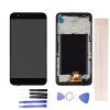 JayTong LCD Display & Replacement Touch Screen Digitizer Assembly with Free Tools for L-G K10 2017 K20 Plus X400 M250 MP260 TP260 VS501 Black with Frame view 1