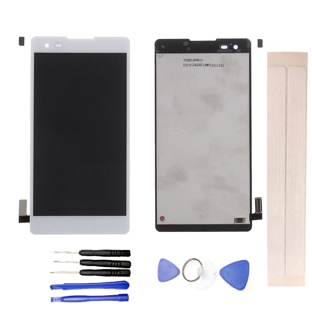 JayTong LCD Display & Replacement Touch Screen Digitizer Assembly with Free Tools for L-G Tribute HD LS676 / K6 X Style K200 L53BG L56VL White