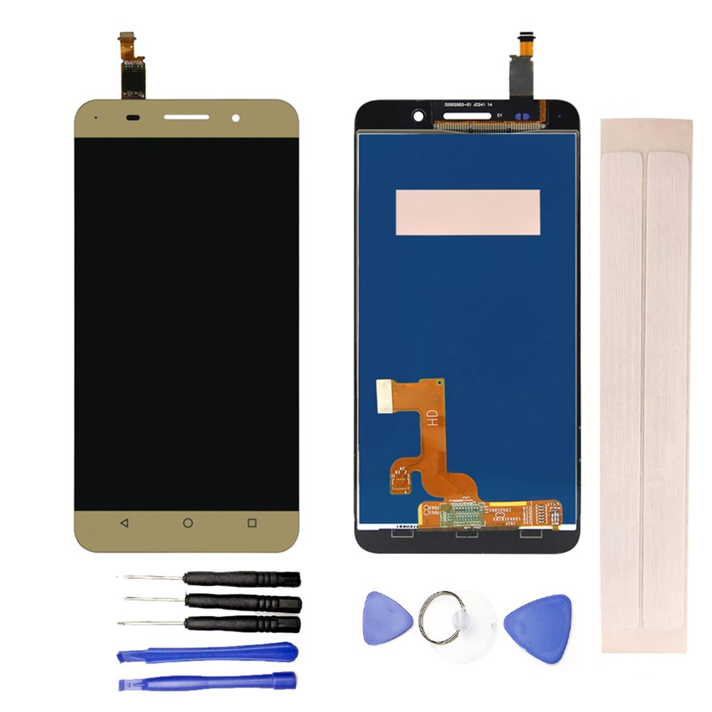 JayTong LCD Display & Replacement Touch Screen Digitizer Assembly with Free Tools for L-G X Power 2 M320 M320N/F M322 X320L-Gold