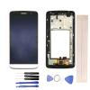 JayTong LCD Display & Replacement Touch Screen Digitizer Assembly with Free Tools for L-G Zone X180 for Ray X190 White with Frame view 1