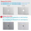 IBENZER Compatible with MacBook Pro 13 Inch Case 2015 2014 2013 end 2012 A1502 A1425, Hard Shell Case with Keyboard Cover for Old Version Apple Mac Pro Retina 13, Clear, R13CL+1 view 3