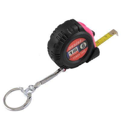 Aexit Black Hot Tools & Home Improvement Pink 1M 39 Inch Retractable Lock Button Tape Measures Measuring Tape