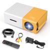 Mini Projector, Meer Portable Pico Full Color LED LCD Video Projector for Children Present, Video TV Movie, Party Game, Outdoor Entertainment with HDMI USB AV Interfaces and Remote Control view 1