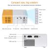 Mini Projector, Meer Portable Pico Full Color LED LCD Video Projector for Children Present, Video TV Movie, Party Game, Outdoor Entertainment with HDMI USB AV Interfaces and Remote Control view 3