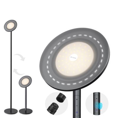 TROND Floor Lamp, Modular 71 in Tall Pole Light, 3000K Warm White Light