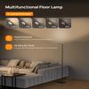 TROND Floor Lamp, Modular 71 in Tall Pole Light, 3000K Warm White Light view 3