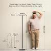 TROND Floor Lamp, Modular 71 in Tall Pole Light, 3000K Warm White Light view 4